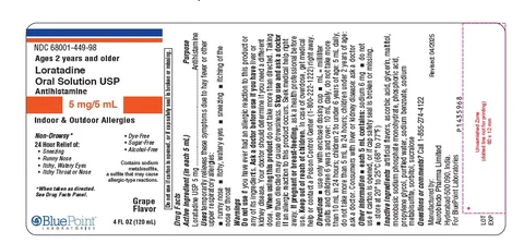 Loratadine packaging