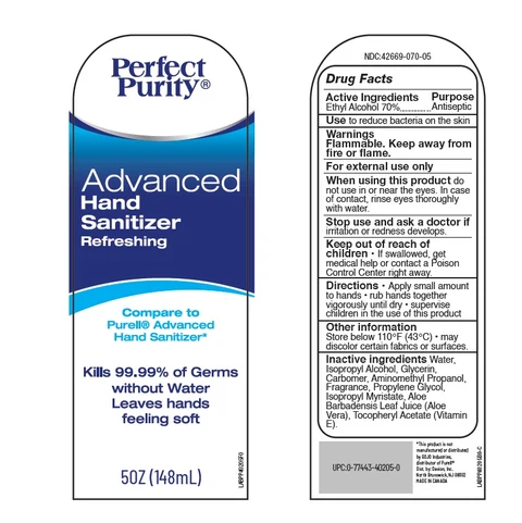 Advanced Hand SanitizerRefreshin 포장