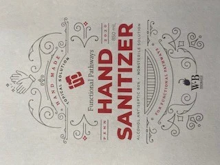 Hand Sanitizer packaging