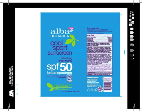 AL00378 Alba Cool Sport Sunscreen SPF50 포장