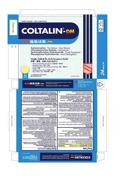 COLTALIN-DM packaging