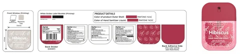 Smart Care Assorted Hand Sanitizer -Hibiscus 포장