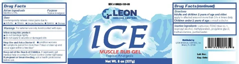 ICE MUSCLE RUB Leon M.C 포장