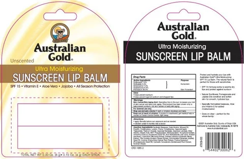 Australian Gold SPF 15 Lip Balm 포장