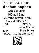 Acetaminophen 포장