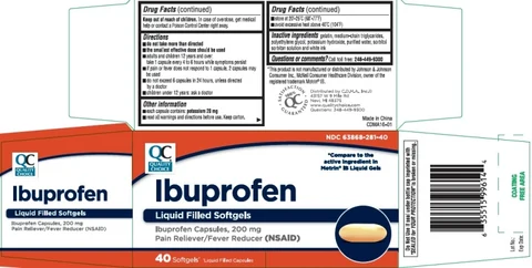 Ibuprofen 포장