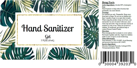 Zing Hand Sanitizer 포장