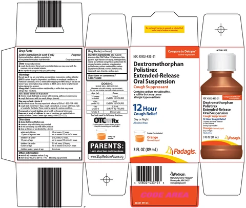 dextromethorphan polistirex extended release packaging