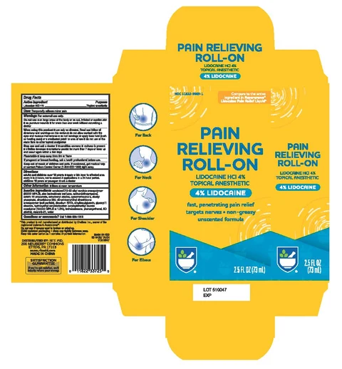 Rite Aid Pain Relieving Roll-On packaging