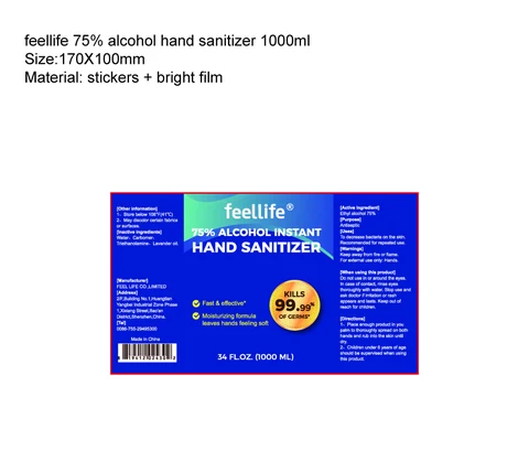 1000 ml label