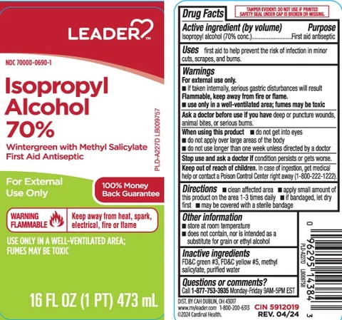 Isopropyl Alcohol packaging