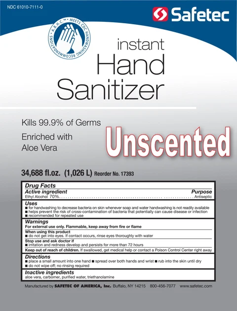 Instant Hand Sanitizer packaging