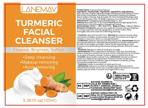 Turmeric Facial cleanser 포장