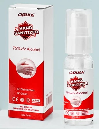 Hand Sanitizer packaging
