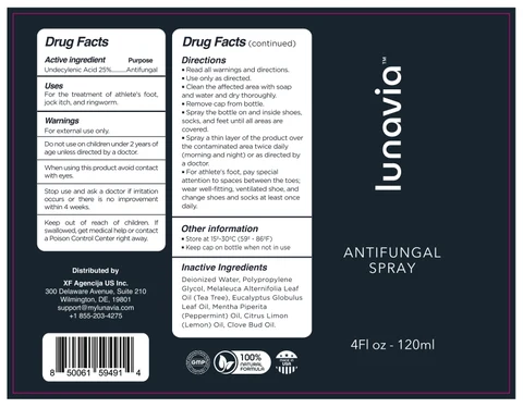 Lunavia Antifungal packaging
