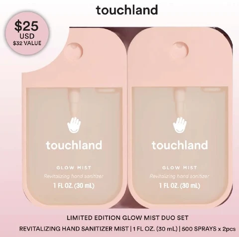 Touchland Limited Edition Glow Mist Duo Set 포장