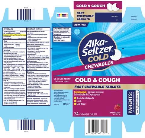 ALKA SELTZER COLD Cold and Cough Fast 포장