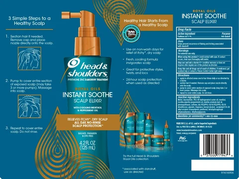 Head and Shoulders Royal Oils Instant Soothe Scalp packaging