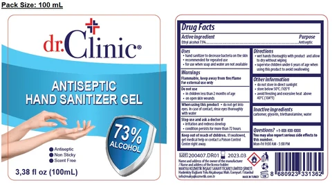 DR.CLINIC ANTIBACTERIAL HAND SANITIZER 포장