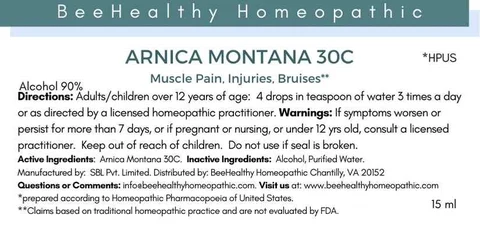 Arnica Montana 포장