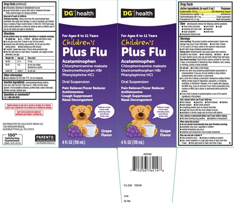 Childrens Plus Flu packaging