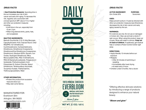 Daily Protect Tinted Mineral Sunscreen 포장