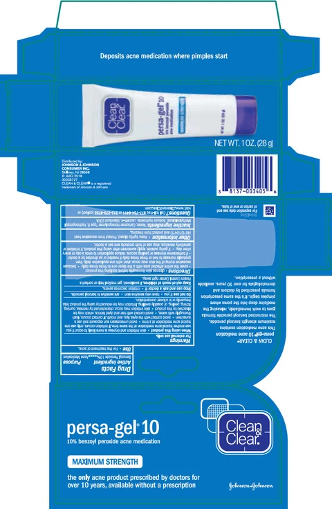 Clean and Clear Persa-Gel 10 포장