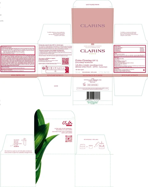 CLARINS Extra Firming Sunscreen SPF 15 포장