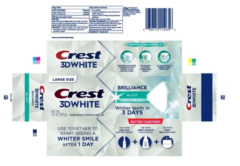 Crest 3D WhiteBrilliance Blast 포장