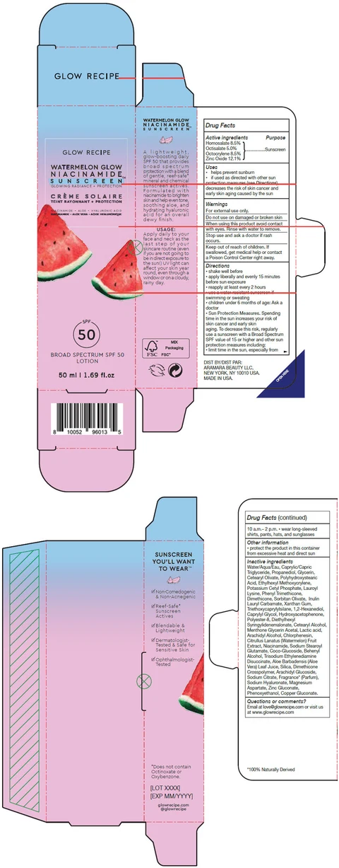 WATERMELON GLOW NIACINAMIDE SUNSCREEN packaging
