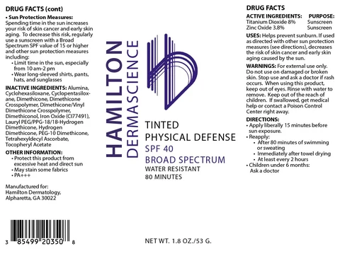 Tinted Physical Defense packaging