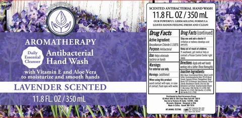 Aromatherapy Antibacterial Hand Wash Lavender ScentedWith Vitamin E and Aloe Vera 포장