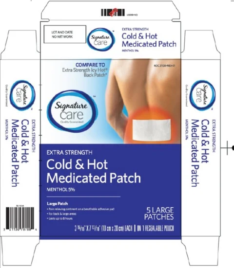 Signature Care Cold and Hot Medicated 포장