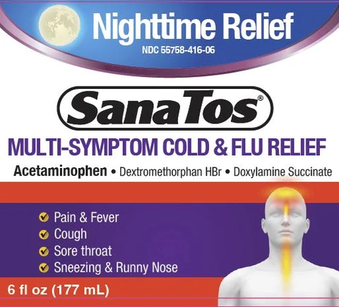 SanatosMulti Symptoms Nighttime 포장
