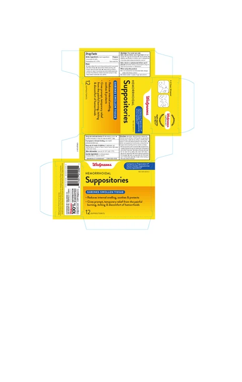 Walgreens Hemorrhoidal packaging