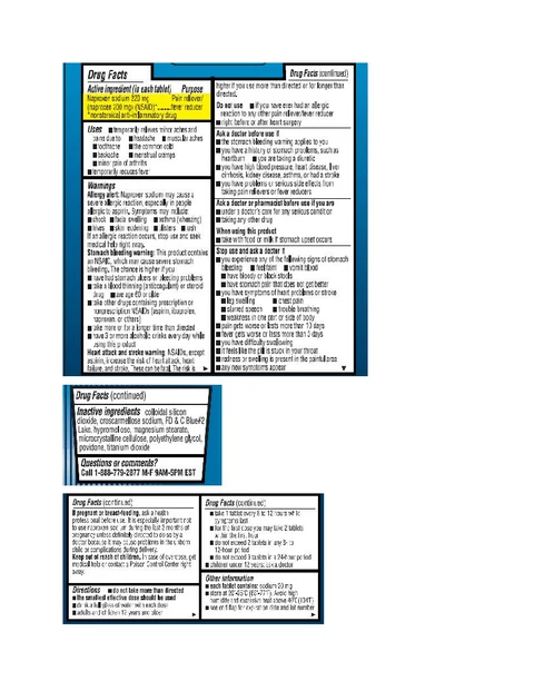 Belmora Flanax 포장