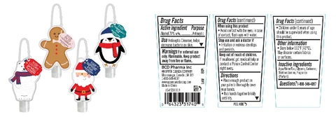 Brompton and Langley Hand Sanitizer packaging