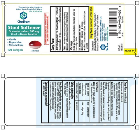 Stool Softener packaging