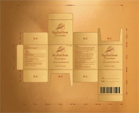 HerbaGlow Baiwooxia Anti-Acne Gel 포장