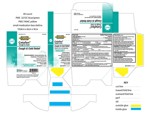 CETAFEN COUGH and COLD 포장