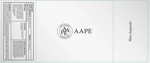 AAPE Skin Ampoule 포장