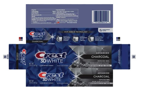 Crest 3D WhiteAdvanced Charcoal 포장