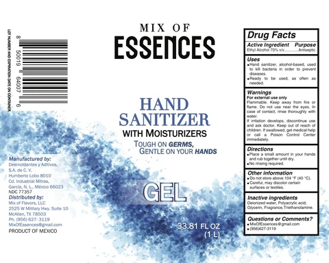 Hand Sanitizer packaging