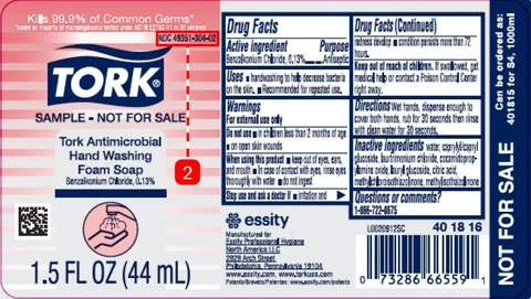 Tork Hand Washing Antibacterial Foam 포장