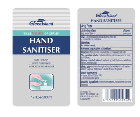 Hand Sanitiser packaging