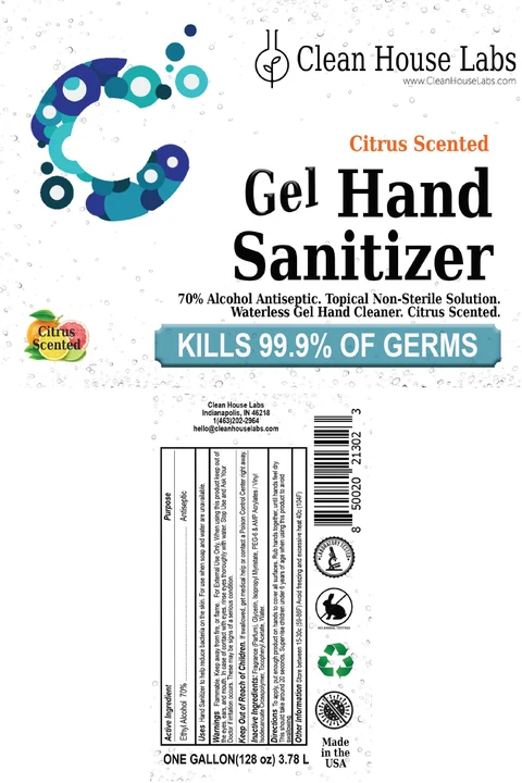 Clean House Labs Hand Sanitizer 포장