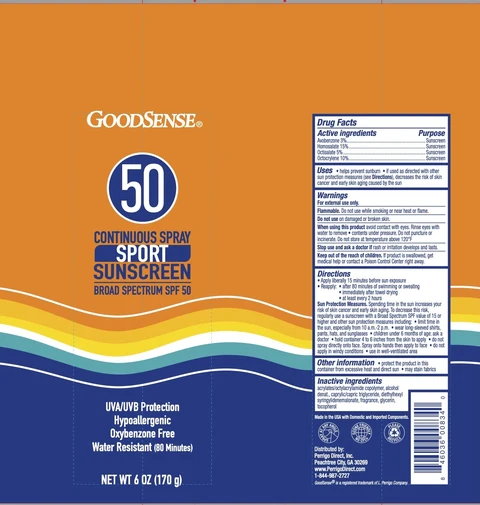 SPF 50 Sport SunscreenGoodSense 포장