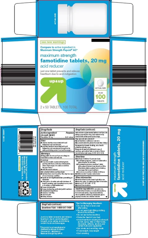 up and up famotidine 포장