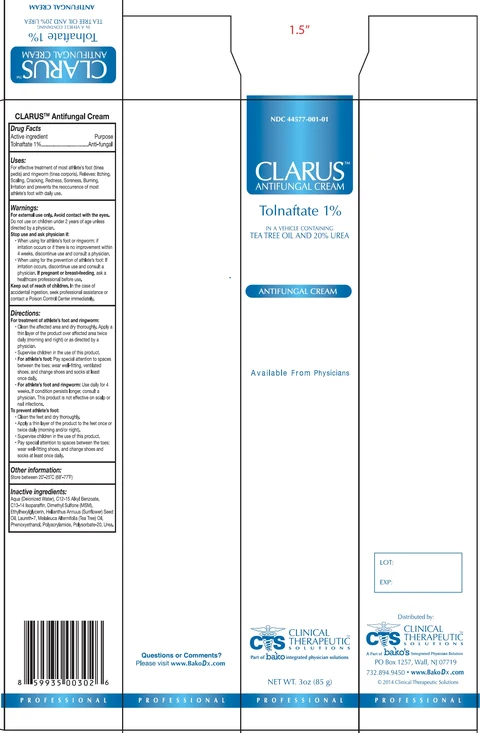 CLARUS Antifungal packaging