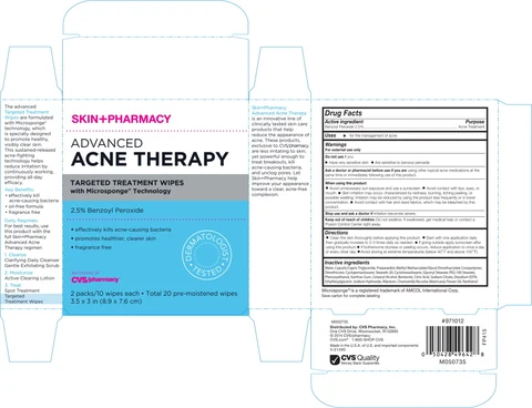 SkinPharmacy Advanced Acne Therapy Targeted Treatment Wipes packaging